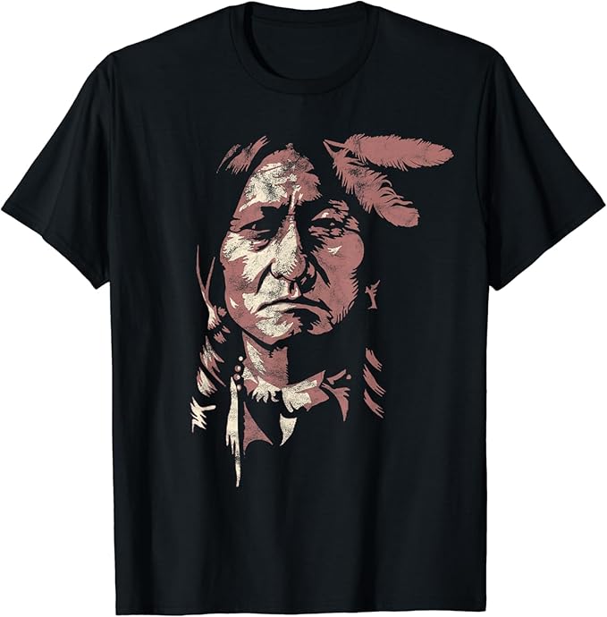 Chief Warrior T-Shirt - Native American Design