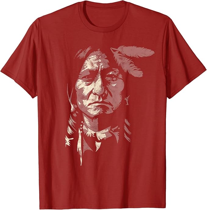 Chief Warrior T-Shirt - Native American Design